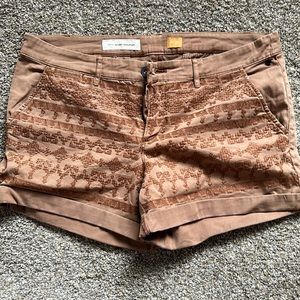Anthropologie Pilcro Cotton Shorts